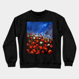 Red poppies Crewneck Sweatshirt